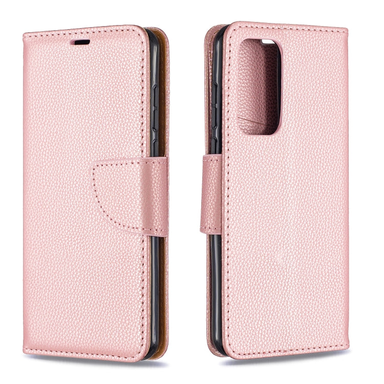 For Huawei P40 Litchi Texture Pure Color Horizontal Flip PU Leather Case with Holder & Card Slots & Wallet & Lanyard