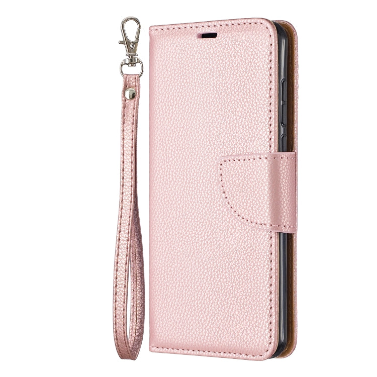 For Huawei P40 Litchi Texture Pure Color Horizontal Flip PU Leather Case with Holder & Card Slots & Wallet & Lanyard