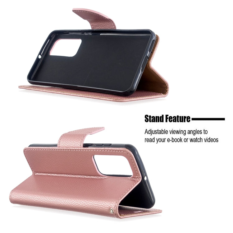 For Huawei P40 Litchi Texture Pure Color Horizontal Flip PU Leather Case with Holder & Card Slots & Wallet & Lanyard