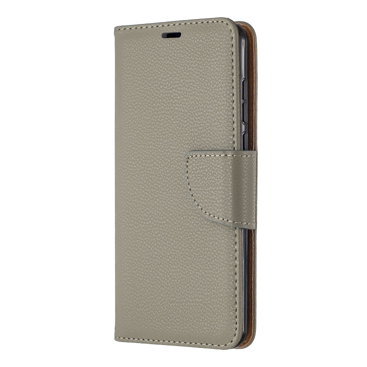 For Huawei P40 Litchi Texture Pure Color Horizontal Flip PU Leather Case with Holder & Card Slots & Wallet & Lanyard