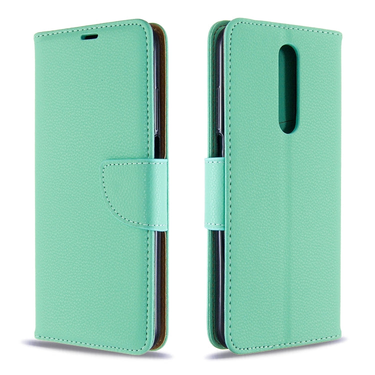 For Galaxy A01 Litchi Texture Pure Color Horizontal Flip PU Leather Case with Holder & Card Slots & Wallet & Lanyard
