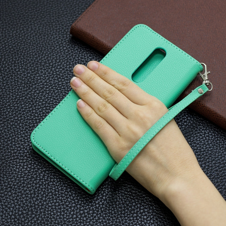For Galaxy A01 Litchi Texture Pure Color Horizontal Flip PU Leather Case with Holder & Card Slots & Wallet & Lanyard