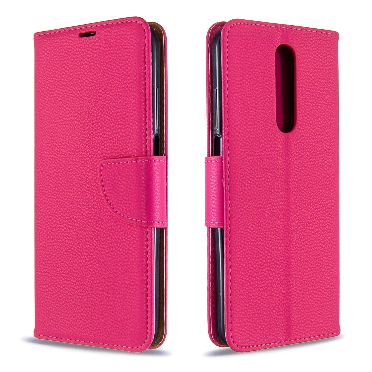 For Galaxy A01 Litchi Texture Pure Color Horizontal Flip PU Leather Case with Holder & Card Slots & Wallet & Lanyard
