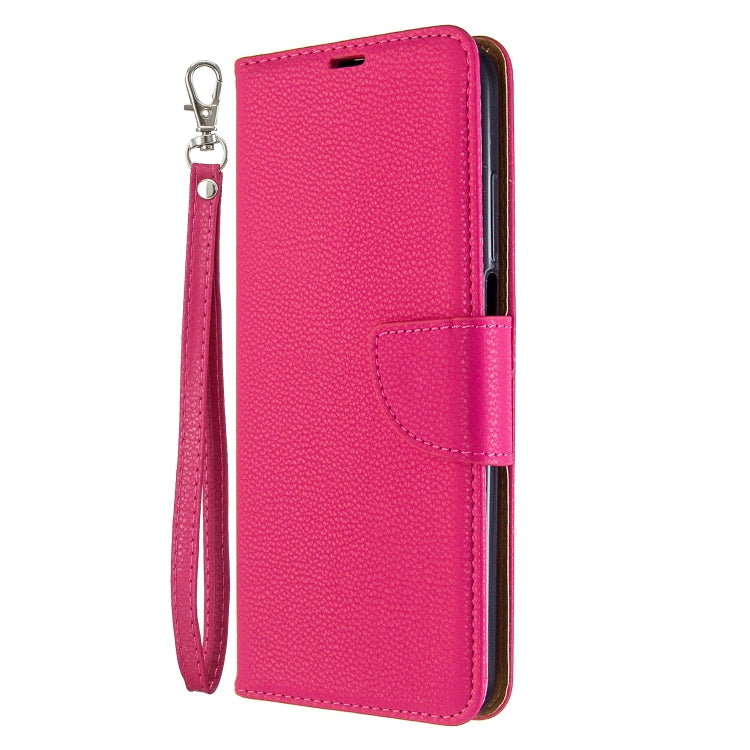 For Galaxy A01 Litchi Texture Pure Color Horizontal Flip PU Leather Case with Holder & Card Slots & Wallet & Lanyard