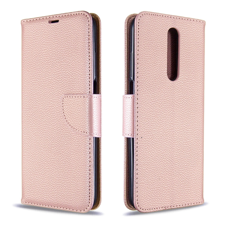 For Galaxy A01 Litchi Texture Pure Color Horizontal Flip PU Leather Case with Holder & Card Slots & Wallet & Lanyard