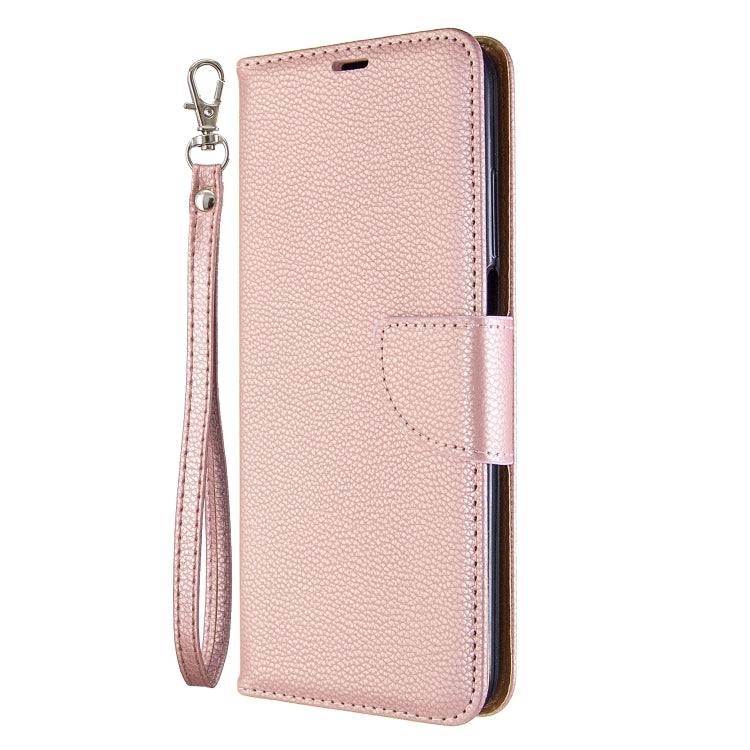 For Galaxy A01 Litchi Texture Pure Color Horizontal Flip PU Leather Case with Holder & Card Slots & Wallet & Lanyard