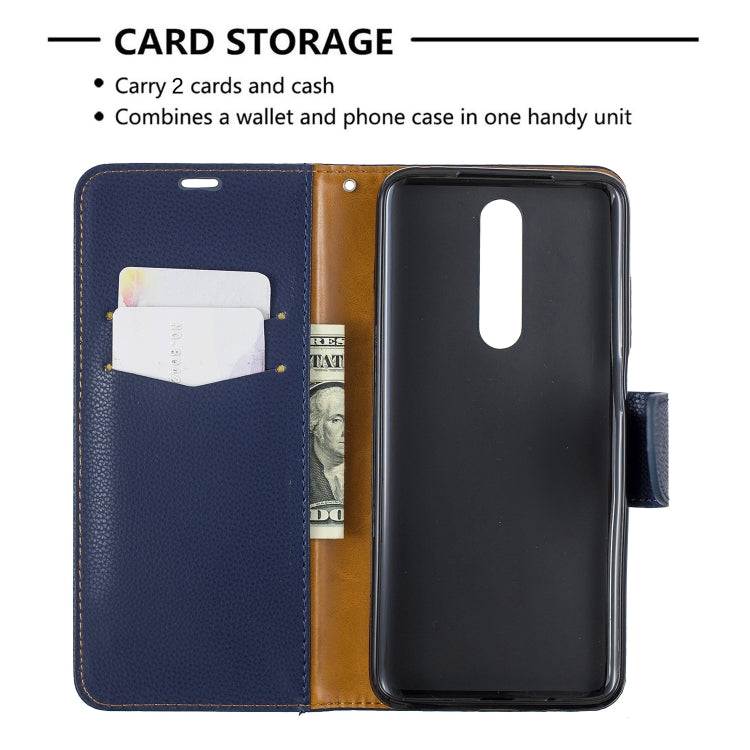 For Galaxy A01 Litchi Texture Pure Color Horizontal Flip PU Leather Case with Holder & Card Slots & Wallet & Lanyard