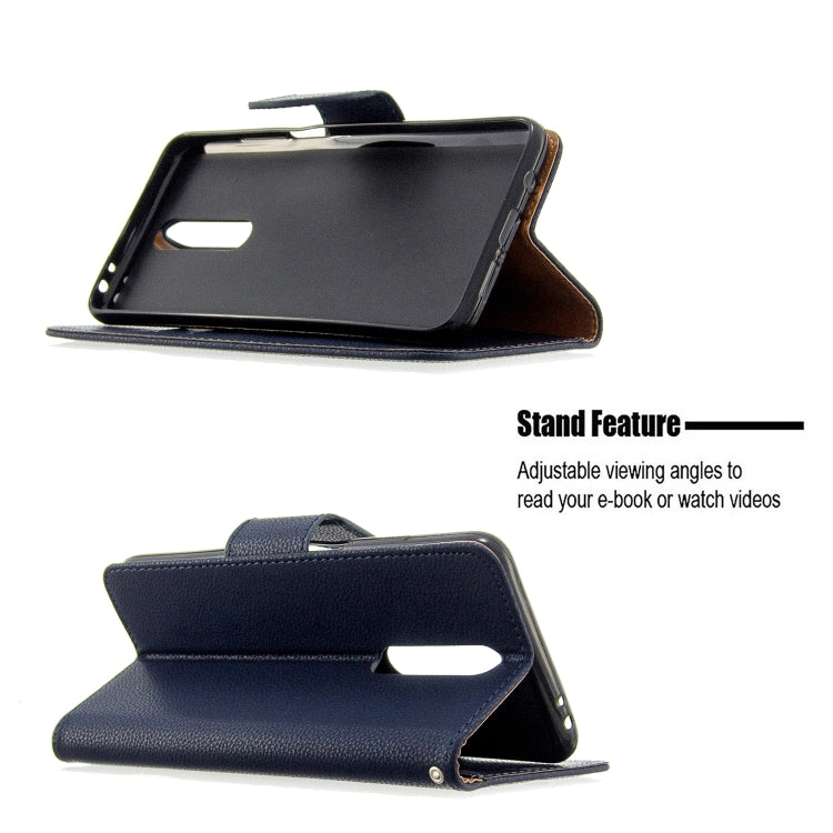 For Galaxy A01 Litchi Texture Pure Color Horizontal Flip PU Leather Case with Holder & Card Slots & Wallet & Lanyard