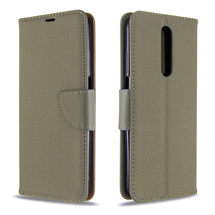 For Galaxy A01 Litchi Texture Pure Color Horizontal Flip PU Leather Case with Holder & Card Slots & Wallet & Lanyard