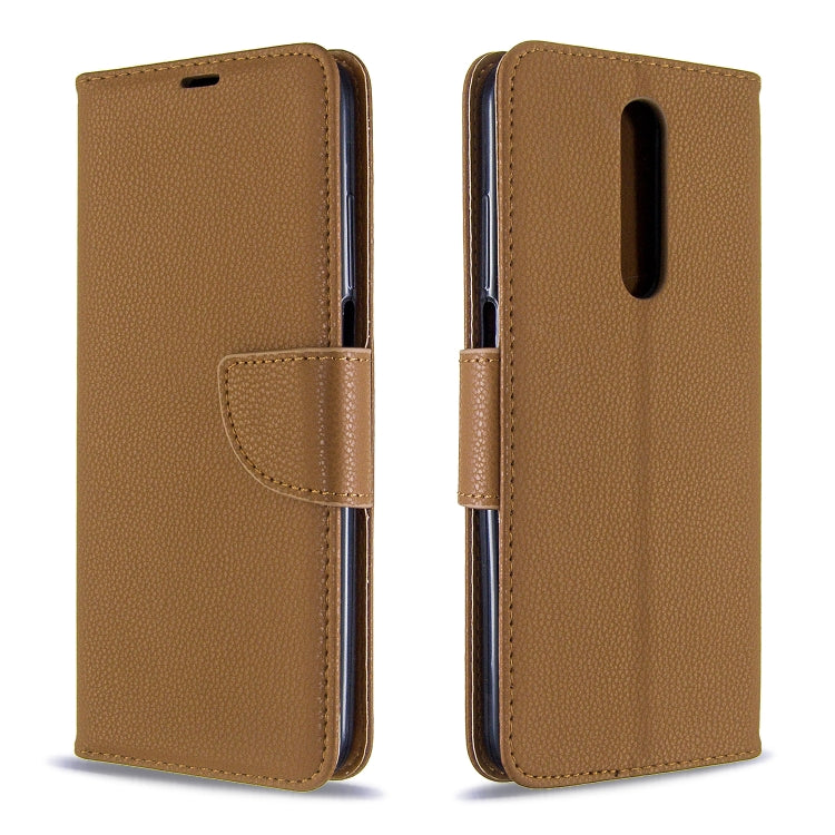 For Galaxy A01 Litchi Texture Pure Color Horizontal Flip PU Leather Case with Holder & Card Slots & Wallet & Lanyard