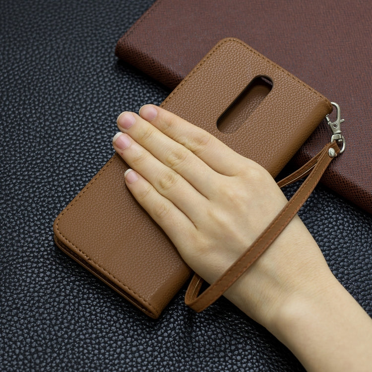 For Galaxy A01 Litchi Texture Pure Color Horizontal Flip PU Leather Case with Holder & Card Slots & Wallet & Lanyard