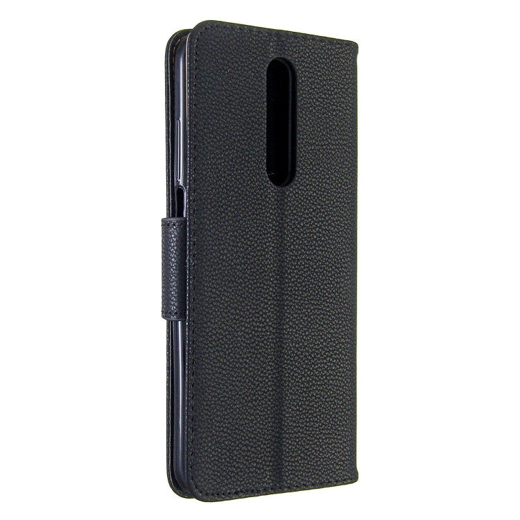 For Galaxy A01 Litchi Texture Pure Color Horizontal Flip PU Leather Case with Holder & Card Slots & Wallet & Lanyard