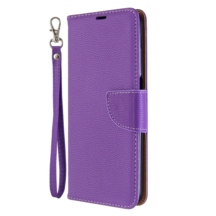 For Galaxy A01 Litchi Texture Pure Color Horizontal Flip PU Leather Case with Holder & Card Slots & Wallet & Lanyard