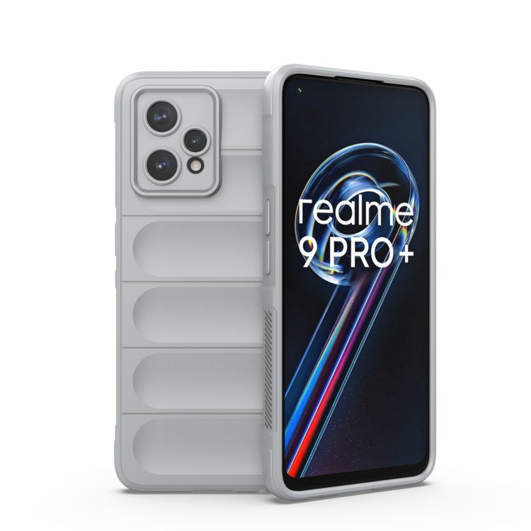For OPPO Realme 9 Pro+ Magic Shield TPU + Flannel Phone Case