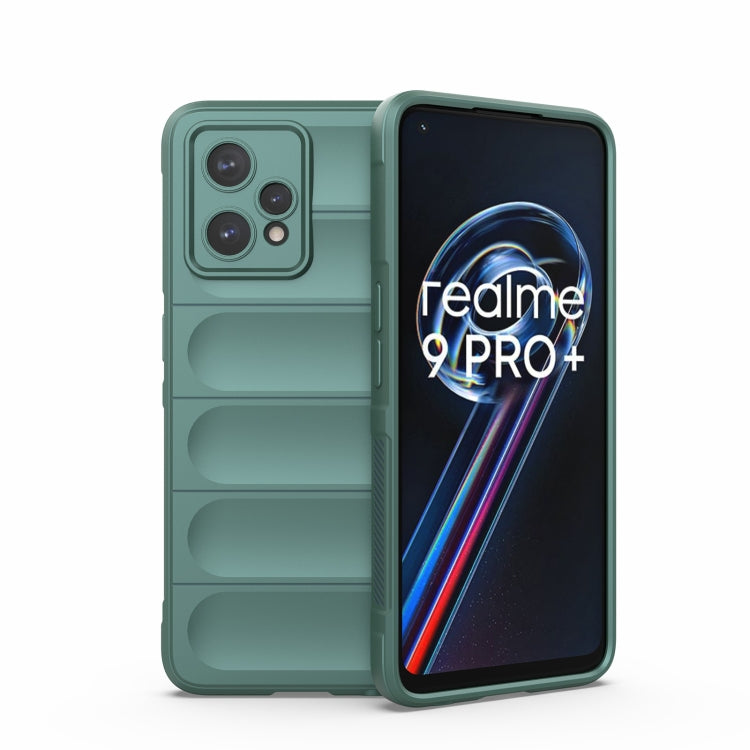 For OPPO Realme 9 Pro+ Magic Shield TPU + Flannel Phone Case
