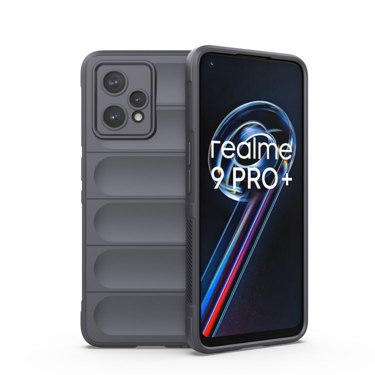 For OPPO Realme 9 Pro+ Magic Shield TPU + Flannel Phone Case