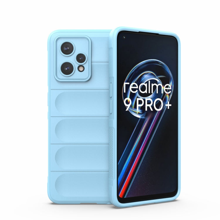 For OPPO Realme 9 Pro+ Magic Shield TPU + Flannel Phone Case