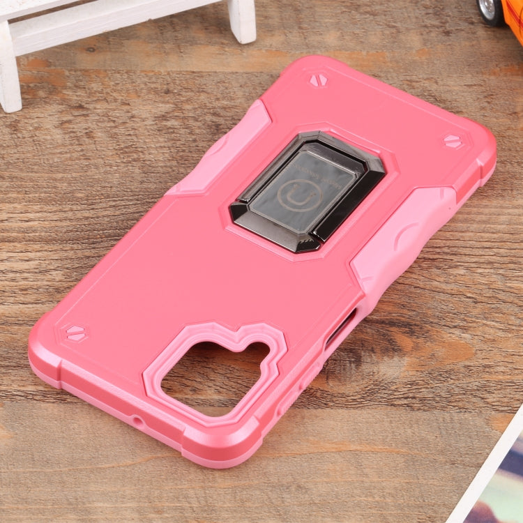 For Samsung Galaxy M32 / M22 / M21 Ring Holder Non-slip Armor Phone Case