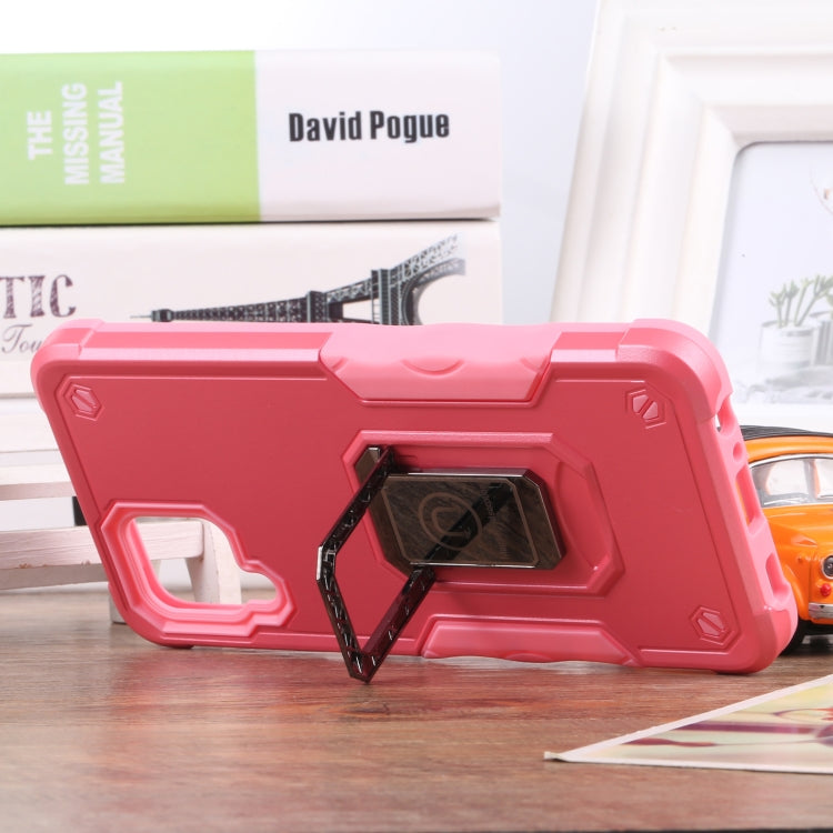 For Samsung Galaxy M32 / M22 / M21 Ring Holder Non-slip Armor Phone Case