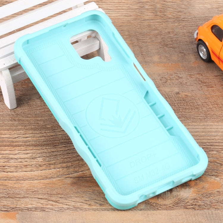 For Samsung Galaxy M32 / M22 / M21 Ring Holder Non-slip Armor Phone Case