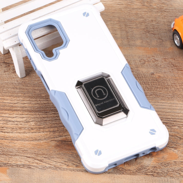 For Samsung Galaxy M32 / M22 / M21 Ring Holder Non-slip Armor Phone Case