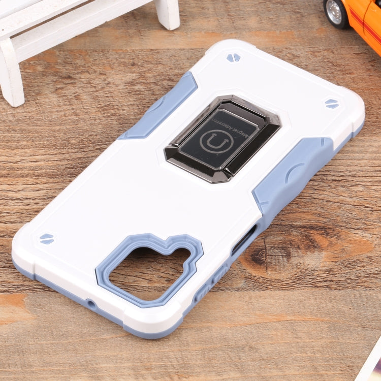 For Samsung Galaxy M32 / M22 / M21 Ring Holder Non-slip Armor Phone Case