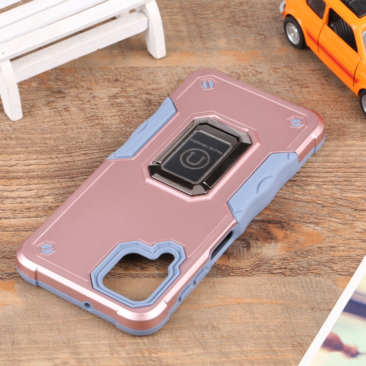 For Samsung Galaxy M32 / M22 / M21 Ring Holder Non-slip Armor Phone Case