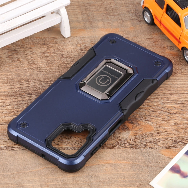 For Samsung Galaxy M32 / M22 / M21 Ring Holder Non-slip Armor Phone Case