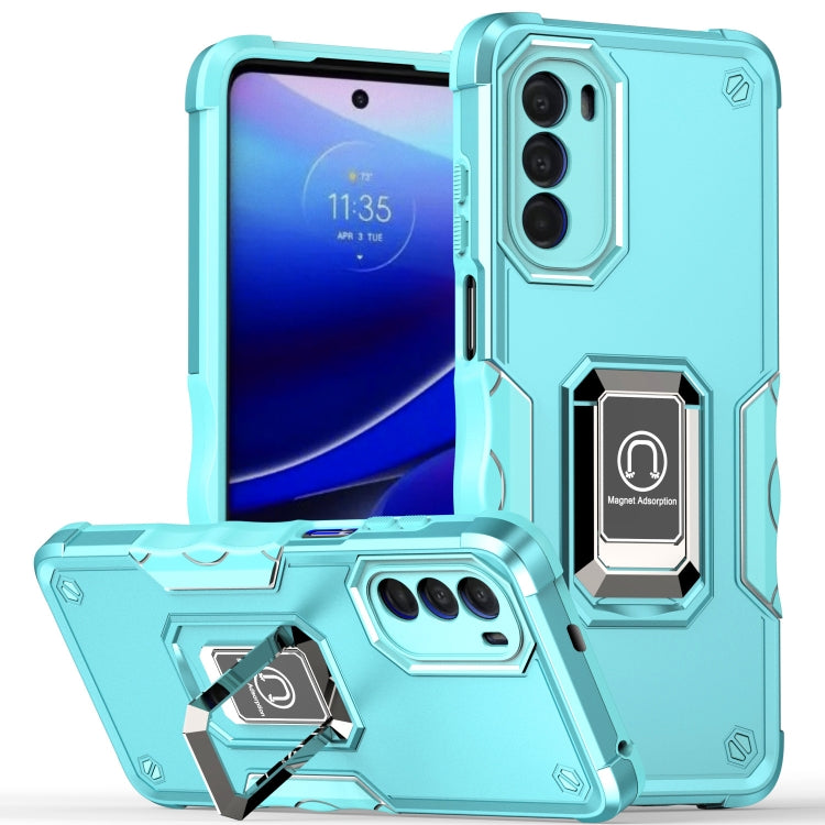 For Motorola Moto G52 Ring Holder Non-slip Armor Phone Case