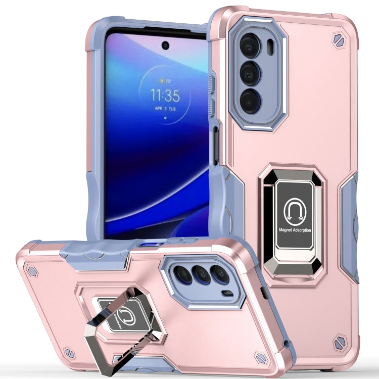 For Motorola Moto G52 Ring Holder Non-slip Armor Phone Case