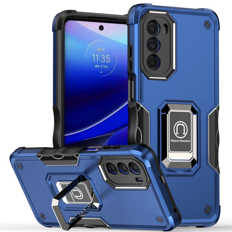 For Motorola Moto G52 Ring Holder Non-slip Armor Phone Case