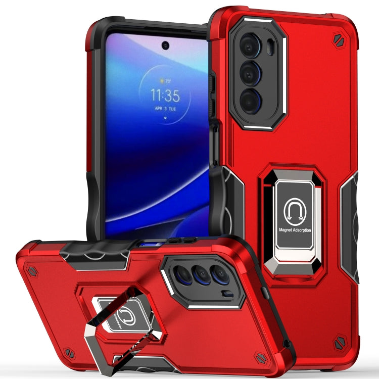 For Motorola Moto G52 Ring Holder Non-slip Armor Phone Case