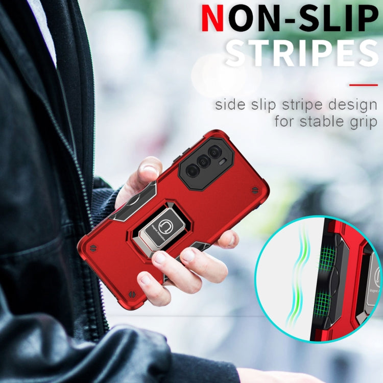 For Motorola Moto G52 Ring Holder Non-slip Armor Phone Case