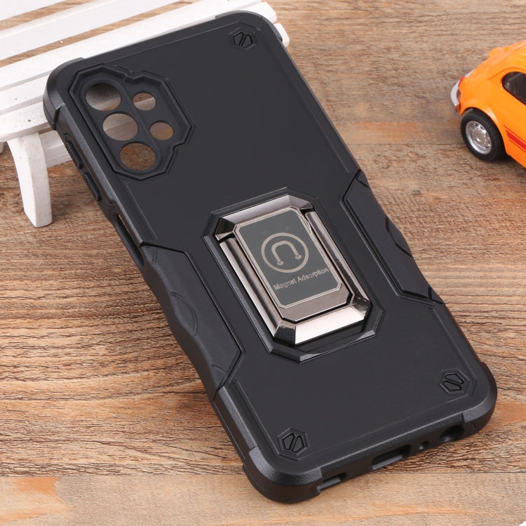 For Samsung Galaxy M32 5G Ring Holder Non-slip Armor Phone Case