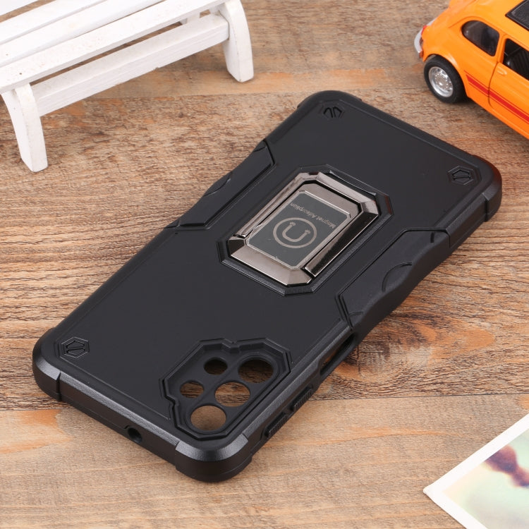 For Samsung Galaxy M32 5G Ring Holder Non-slip Armor Phone Case