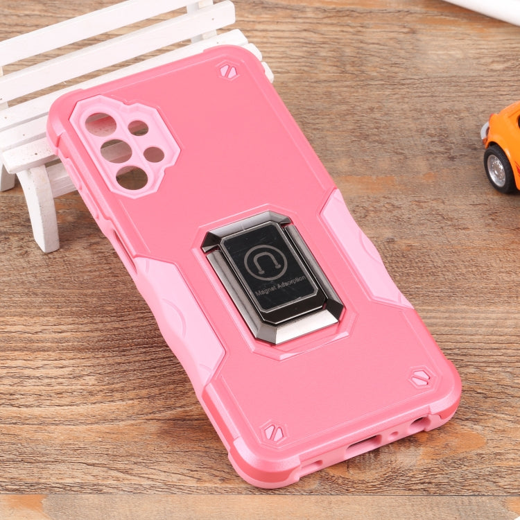 For Samsung Galaxy M32 5G Ring Holder Non-slip Armor Phone Case
