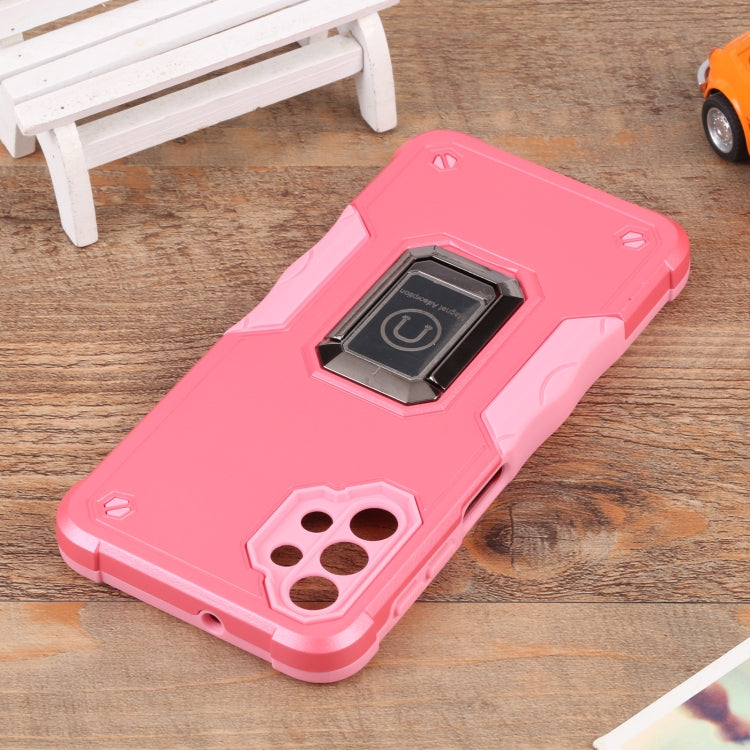For Samsung Galaxy M32 5G Ring Holder Non-slip Armor Phone Case