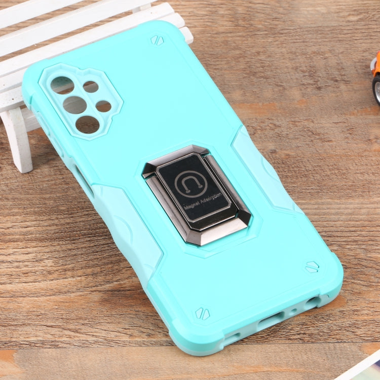 For Samsung Galaxy M32 5G Ring Holder Non-slip Armor Phone Case