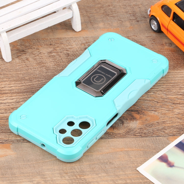 For Samsung Galaxy M32 5G Ring Holder Non-slip Armor Phone Case