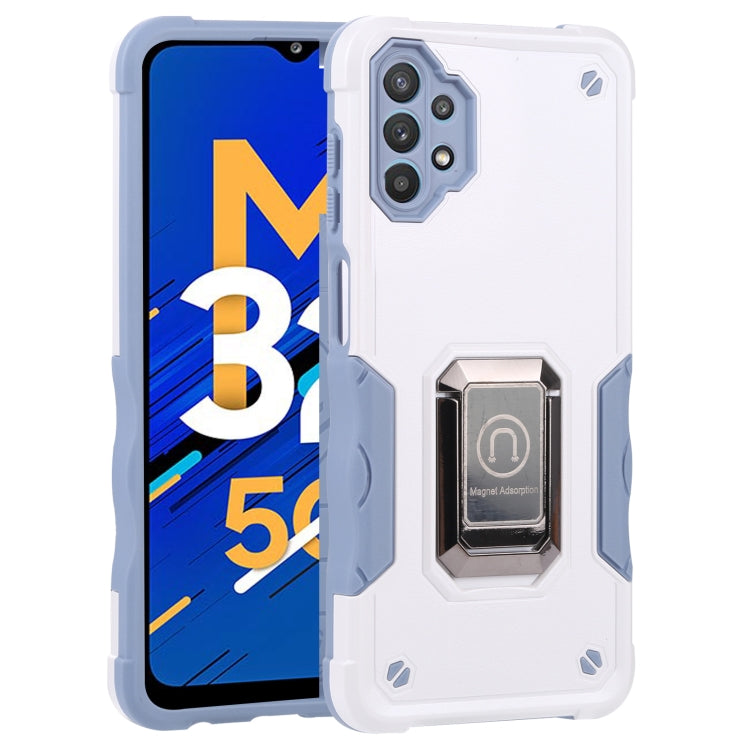 For Samsung Galaxy M32 5G Ring Holder Non-slip Armor Phone Case