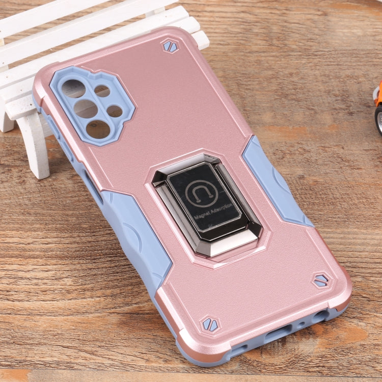 For Samsung Galaxy M32 5G Ring Holder Non-slip Armor Phone Case
