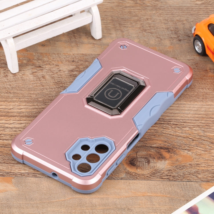 For Samsung Galaxy M32 5G Ring Holder Non-slip Armor Phone Case