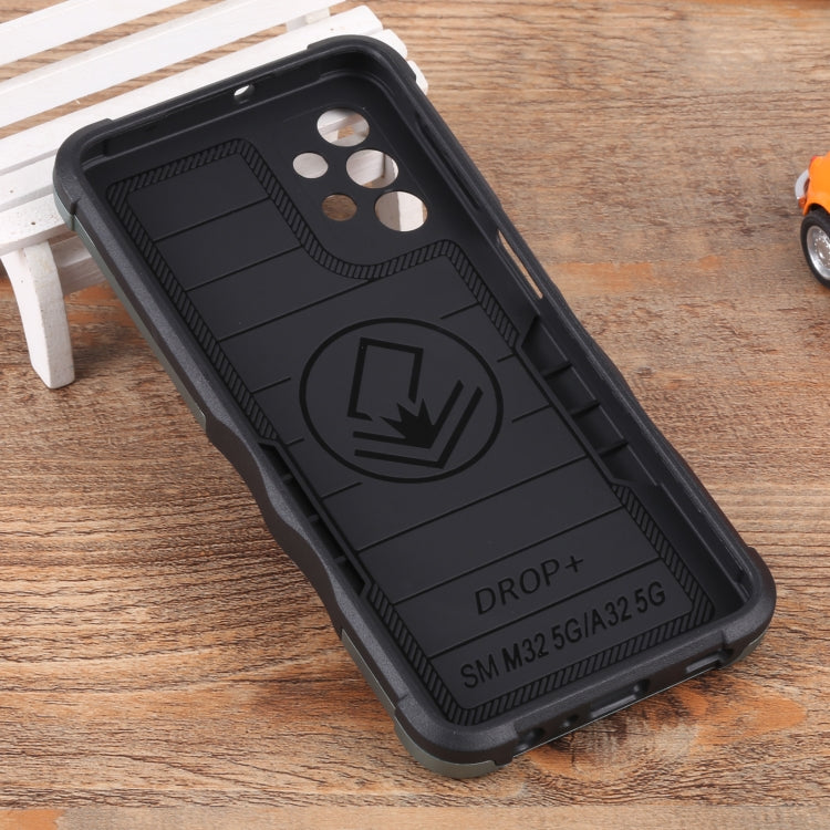 For Samsung Galaxy M32 5G Ring Holder Non-slip Armor Phone Case
