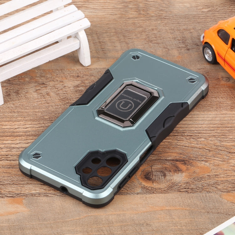 For Samsung Galaxy M32 5G Ring Holder Non-slip Armor Phone Case
