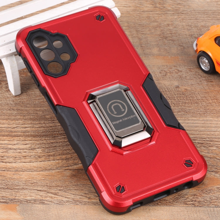 For Samsung Galaxy M32 5G Ring Holder Non-slip Armor Phone Case
