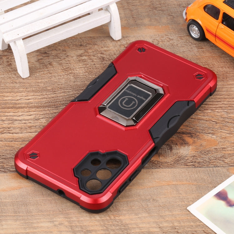 For Samsung Galaxy M32 5G Ring Holder Non-slip Armor Phone Case