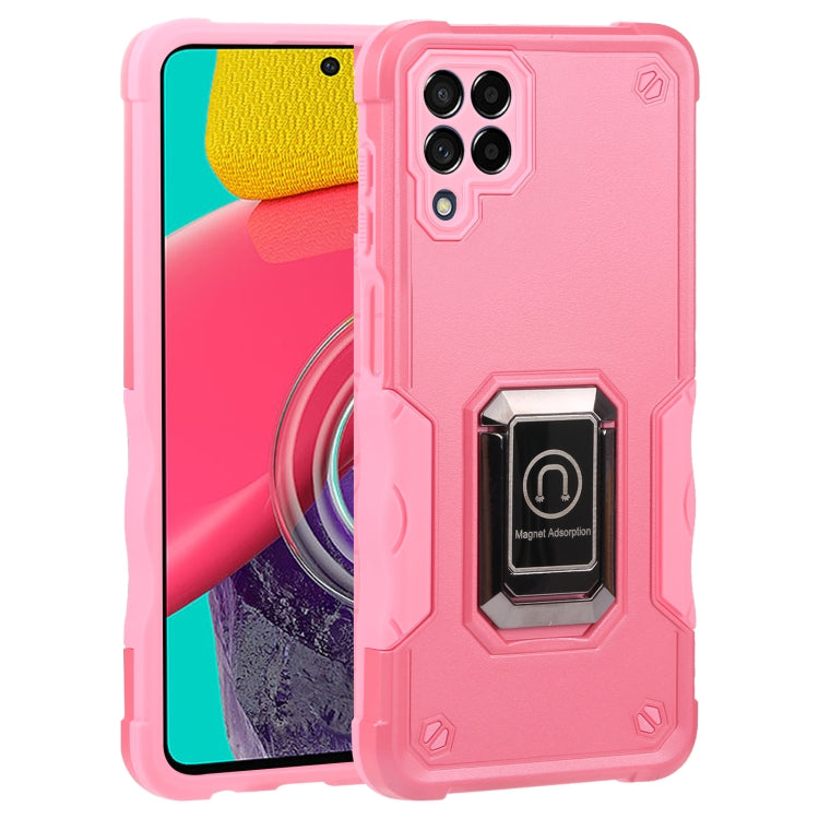 For Samsung Galaxy M53 5G Ring Holder Non-slip Armor Phone Case