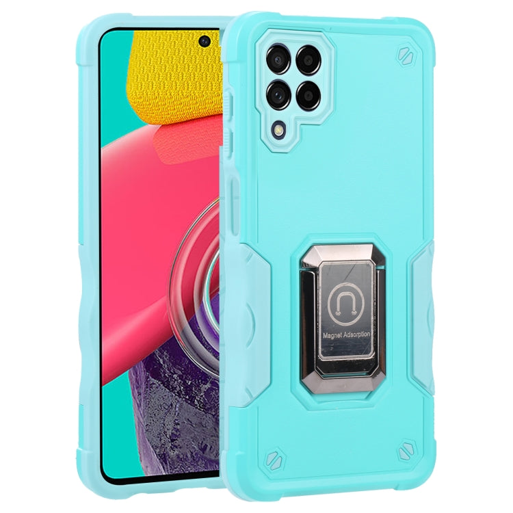 For Samsung Galaxy M53 5G Ring Holder Non-slip Armor Phone Case