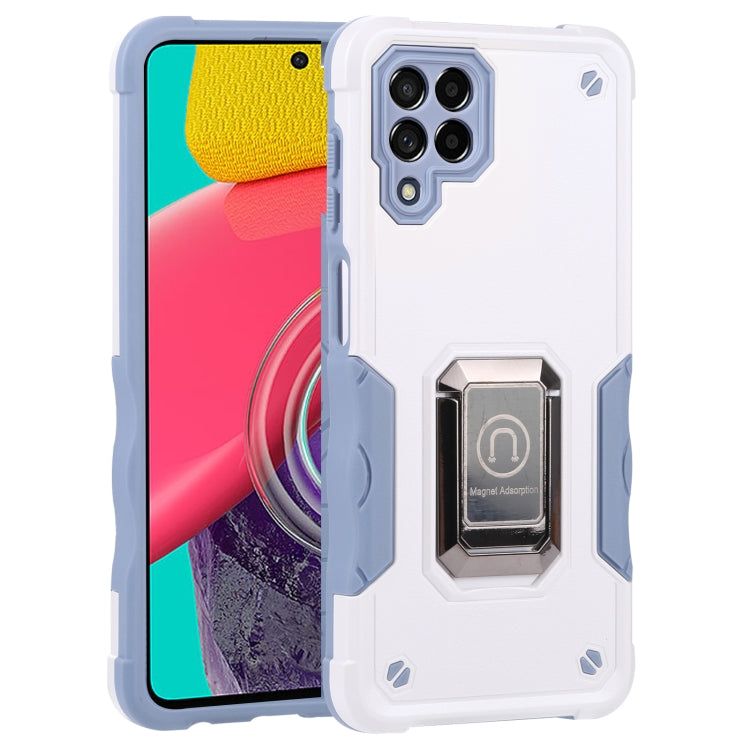 For Samsung Galaxy M53 5G Ring Holder Non-slip Armor Phone Case