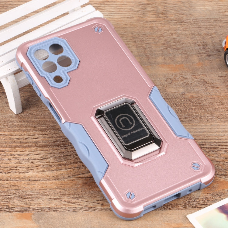 For Samsung Galaxy M53 5G Ring Holder Non-slip Armor Phone Case